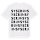 Syserum ordlek t-shirt