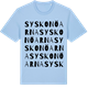 Blue Soul t-shirt med Syskonöarna ordlek t-shirt