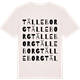 Vintage White t-shirt med Tälleborg ordlek t-shirt