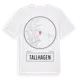White t-shirt med Tallhagen t-shirt