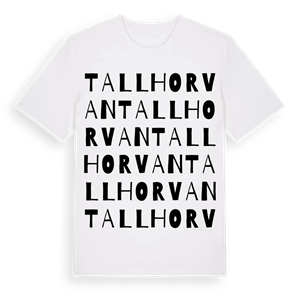Tallhorvan ordlek t-shirt – ekologisk bomull t-shirt från Pinshirt