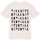 Vintage White t-shirt med Tallsäter ordlek t-shirt