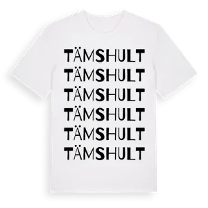 Tämshult ordlek t-shirt – ekologisk bomull t-shirt från Pinshirt