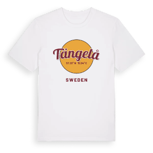 Tängelå cirkel t-shirt – ekologisk bomull t-shirt från Pinshirt
