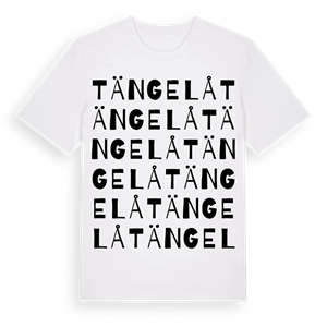 Tängelå ordlek t-shirt – ekologisk bomull t-shirt från Pinshirt