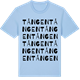 Blue Soul t-shirt med Tången ordlek t-shirt