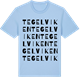 Blue Soul t-shirt med Tegelviken ordlek t-shirt