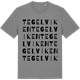 Mid Heather Gray t-shirt med Tegelviken ordlek t-shirt