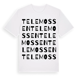 Telemossen ordlek t-shirt – ekologisk bomull t-shirt från Pinshirt