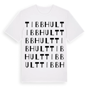 Tibbhult ordlek t-shirt – ekologisk bomull t-shirt från Pinshirt
