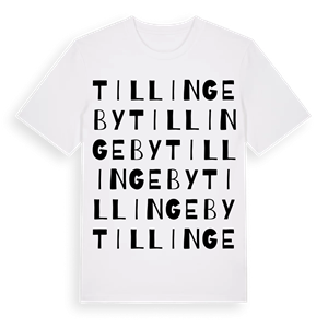 Tillingeby ordlek t-shirt – ekologisk bomull t-shirt från Pinshirt