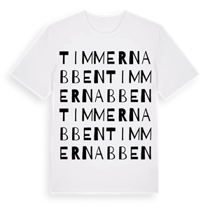 Timmernabben ordlek t-shirt – ekologisk bomull t-shirt från Pinshirt