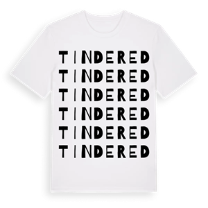 Tindered ordlek t-shirt – ekologisk bomull t-shirt från Pinshirt