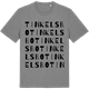 Mid Heather Gray t-shirt med Tinkelsbo ordlek t-shirt