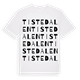 Tistedalen ordlek t-shirt