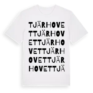 Tjärhovet ordlek t-shirt – ekologisk bomull t-shirt från Pinshirt