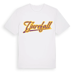 Tjurefall baseball t-shirt – ekologisk bomull t-shirt från Pinshirt
