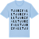 Blue Soul t-shirt med Tjurefall ordlek t-shirt
