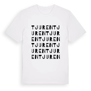 Tjuren ordlek t-shirt – ekologisk bomull t-shirt från Pinshirt
