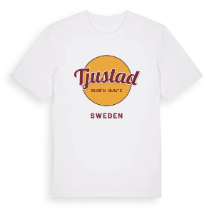 Tjustad cirkel t-shirt – ekologisk bomull t-shirt från Pinshirt