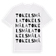 Tokelsmåla ordlek t-shirt