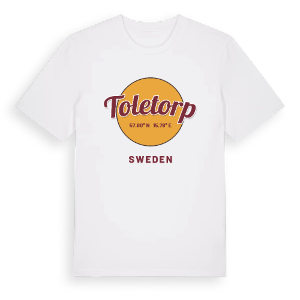 Toletorp cirkel t-shirt – ekologisk bomull t-shirt från Pinshirt