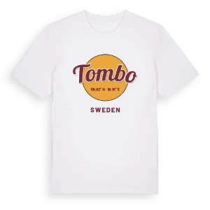 Tombo cirkel t-shirt – ekologisk bomull t-shirt från Pinshirt