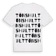 Tönshult ordlek t-shirt