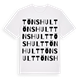 White t-shirt med Tönshult ordlek t-shirt
