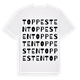Toppesten ordlek t-shirt