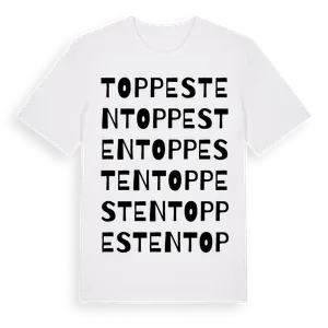 Toppesten ordlek t-shirt – ekologisk bomull t-shirt från Pinshirt