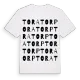 Toratorp ordlek t-shirt