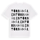 Törnamålen ordlek t-shirt