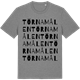 Mid Heather Gray t-shirt med Törnamålen ordlek t-shirt