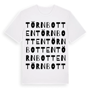 Törnbotten ordlek t-shirt – ekologisk bomull t-shirt från Pinshirt