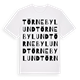 Törnebylund ordlek t-shirt