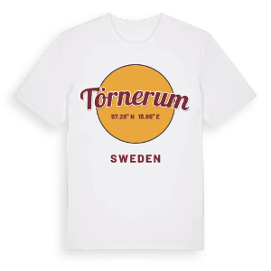 Törnerum cirkel t-shirt – ekologisk bomull t-shirt från Pinshirt