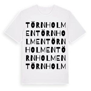 Törnholmen ordlek t-shirt – ekologisk bomull t-shirt från Pinshirt