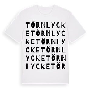 Törnlycke ordlek t-shirt – ekologisk bomull t-shirt från Pinshirt