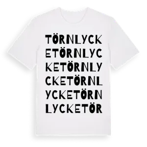 Törnlycke ordlek t-shirt – ekologisk bomull t-shirt från Pinshirt