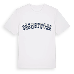 Törnstubbe college t-shirt – ekologisk bomull t-shirt från Pinshirt
