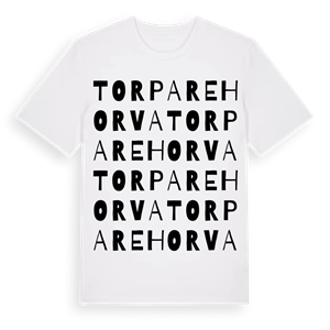 Torparehorva ordlek t-shirt – ekologisk bomull t-shirt från Pinshirt