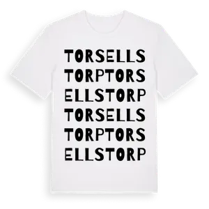 Torsells Torp ordlek t-shirt – ekologisk bomull t-shirt från Pinshirt