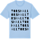 Blue Soul t-shirt med Torshall ordlek t-shirt
