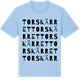 Blue Soul t-shirt med Torskärret ordlek t-shirt