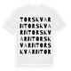Torskvarn ordlek t-shirt