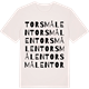 Vintage White t-shirt med Torsmålen ordlek t-shirt