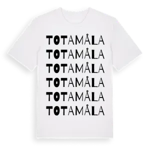 Totamåla ordlek t-shirt – ekologisk bomull t-shirt från Pinshirt
