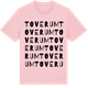 Pink Cotton t-shirt med Toverum ordlek t-shirt