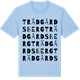 Blue Soul t-shirt med Trädgårdsberg ordlek t-shirt